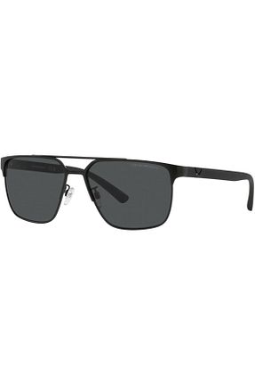 عینک آفتابی مشکی مردانه 58 Emporio Armani - کد 926662128