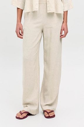 شلوار طوسی مردانه مخلوط کتان Jack & Jones - کد 926569546