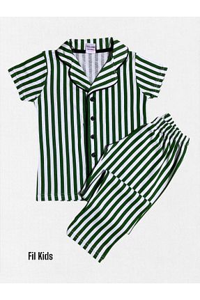 ست لباس راحتی سبز بچه گانه %100 پنبه Fil Kids - کد 926567763
