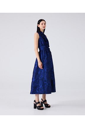 لباس آبی زنانه بافتنی Machka - کد 926564427