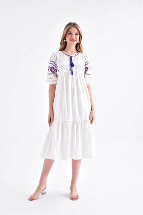 لباس نباتی زنانه بافتنی Park Karon - کد 835927282