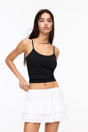 دامن طوسی زنانه ویسکون Pull & Bear - کد 926635166
