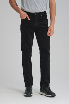 شلوار مشکی مردانه پنبه ای muzzo jeans - کد 873264326