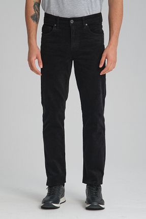 شلوار مشکی مردانه پنبه ای muzzo jeans - کد 873264326