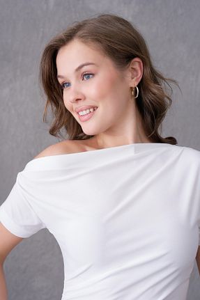 بلوز سفید زنانه ساده bayansepeti - کد 925946834