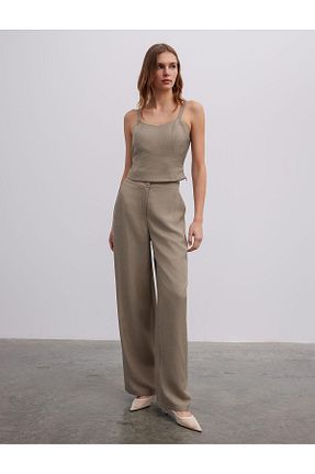 بلوز سبز زنانه ساده FEMİAS - کد 926711273