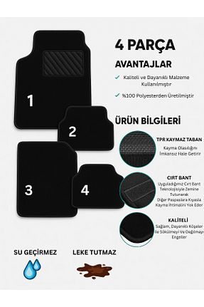 کفپوش خودرو Halı BEYLİNİ - کد 898421538