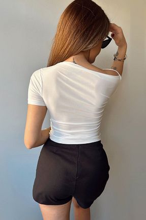 بلوز سفید زنانه ساده WOMAN VISION - کد 926648106