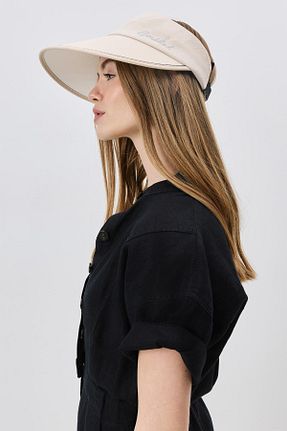 کلاه بژ زنانه حصیر C&CITY - کد 924463796