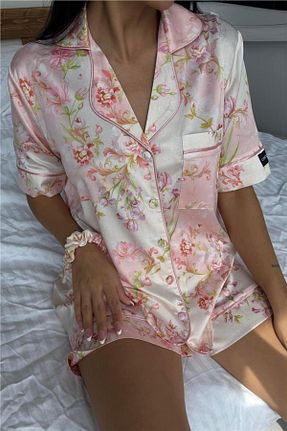 ست لباس راحتی نارنجی زنانه گلدار COCCOLARSI - کد 926647776