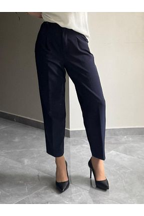 شلوار سرمه ای زنانه بافتنی luxs butik - کد 926647733