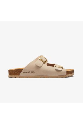 دمپائی بژ زنانه چرم مصنوعی Nautica - کد 926705310