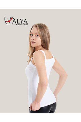 رکابی سفید زنانه پنبه ای ALYA UNDERWEAR - کد 867317915