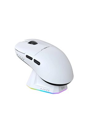 ماوس گیمر سفید 15000 Dpi ve üstü Ajazz - کد 902260104