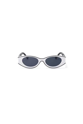 عینک آفتابی سفید زنانه UV400 Toz Vintage - کد 91303855