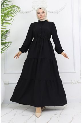 لباس حجاب مشکی Relaxed sefamerve - کد 926702149