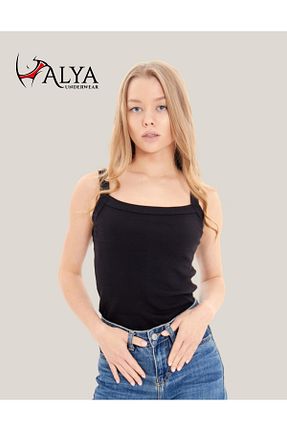 رکابی مشکی زنانه پنبه ای ALYA UNDERWEAR - کد 475192113