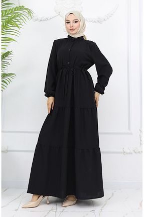 لباس حجاب مشکی Relaxed sefamerve - کد 926702149