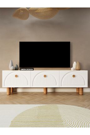 میز و پایه تلویزیون سفید MDF umondesign - کد 926726039