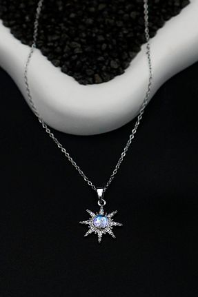 گردنبند استیل ( فولاد ) طوسی زنانه استیل ضد زنگ TREND COLLECTİON - کد 926717777