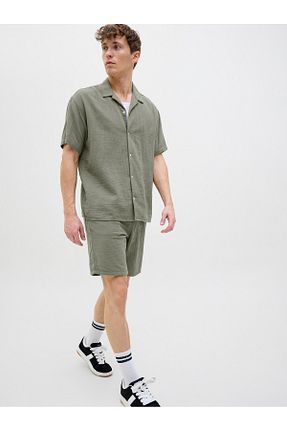 شلوارک و برمودا طوسی مردانه رگولار Jack & Jones - کد 923875563