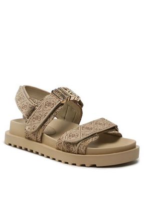 کفش اسنیکر بژ زنانه پلی استر Guess - کد 845300058