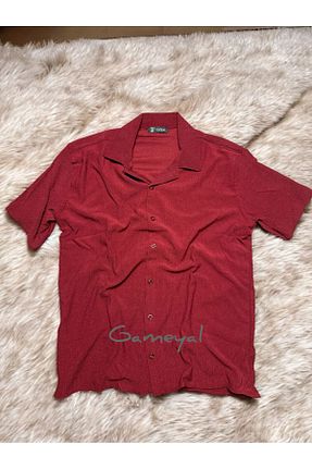 پیراهن زرشکی مردانه Relaxed Gameyal - کد 901571093