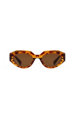 عینک آفتابی قهوه ای زنانه UV400 Toz Vintage - کد 96787400