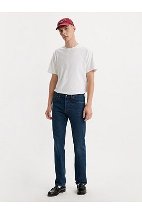 شلوار جین آبی مردانه پاچه ساده Levi