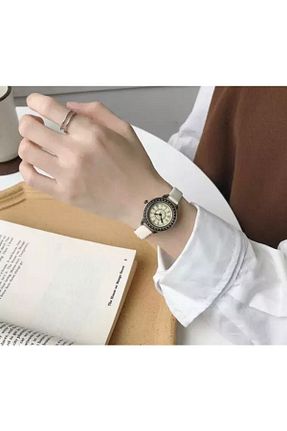 ساعت مچی سفید زنانه 26-30 میلی متر Toz Vintage - کد 48001210