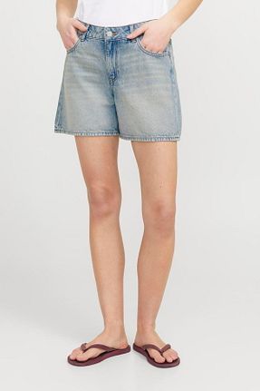 شلوارک و برمودا آبی زنانه رگولار Jack & Jones - کد 926749179