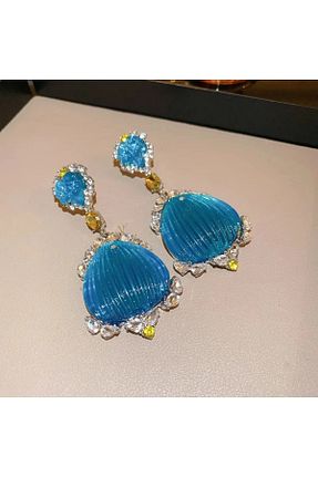 گوشواره جواهر رنگی سنگ طبیعی byozanyılmaz - کد 926748869