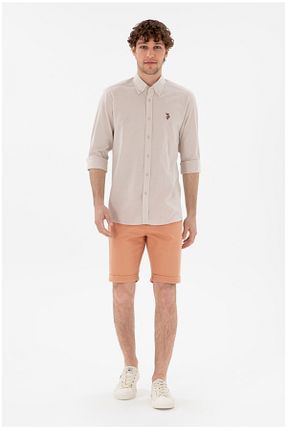 پیراهن بژ مردانه رگولار U.S. Polo Assn. - کد 926729465