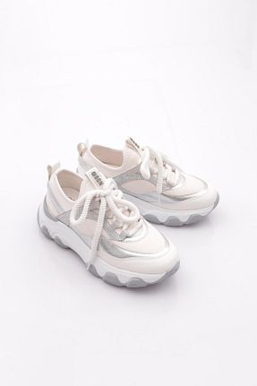 کفش اسنیکر سفید زنانه بند دار Dgn - کد 926751140