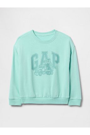 سوئیشرت سبز بچه گانه چاپی GAP - کد 926757256