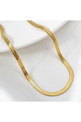 گردنبند استیل ( فولاد ) زرد استیل (فولاد) TEMU - کد 926760426