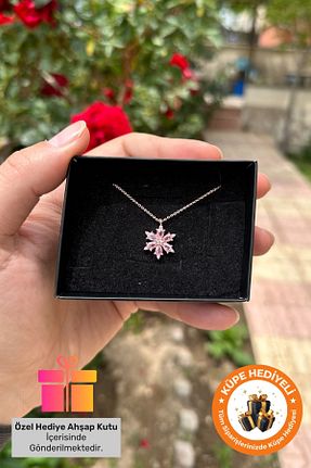 گردنبند نقره صورتی زنانه 925 عیار Lucente Jewellery - کد 746482591