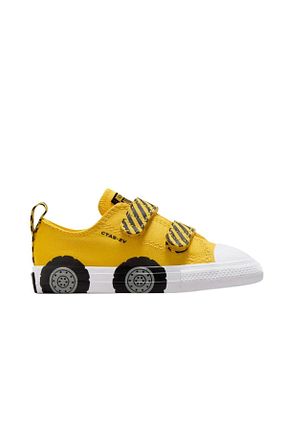 کفش اسنیکر زرد بچه گانه چسبی Converse - کد 929298835