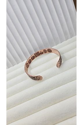دستبند استیل (فولاد) متالیک مس Aura - کد 926830837