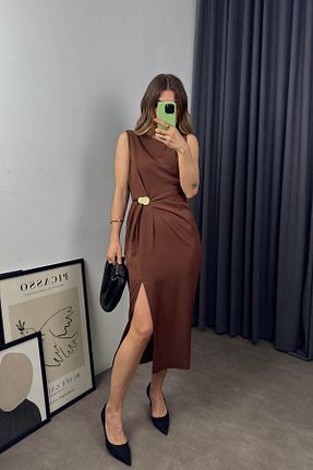 لباس قهوه ای زنانه بافتنی Sue Store - کد 926830187