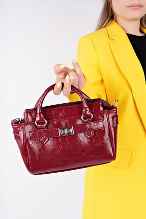 کیف دوشی قرمز زنانه چرم مصنوعی pasyone - کد 926852544