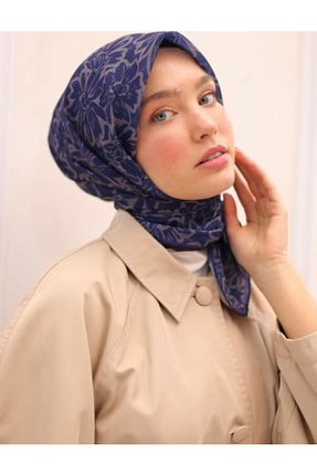 روسری بنفش پلی استر SİLKHOMEE - کد 926852646