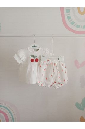 ست نوزادی سفید بچه گانه پنبه ای Nanon Baby - کد 926853688