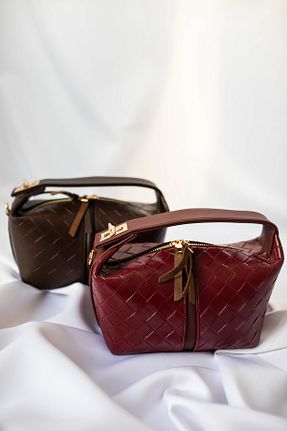 کیف دستی زرشکی سایز متوسط bleubag - کد 926863362