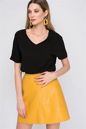 بلوز مشکی زنانه ساده bacc - کد 926873847