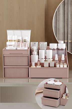 نظم دهنده جواهرات و آرایش صورتی 1 پارچه Pufwin Home - کد 926897453