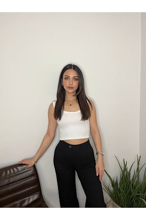 بلوز سفید زنانه ساده 40 Adım - کد 926904357