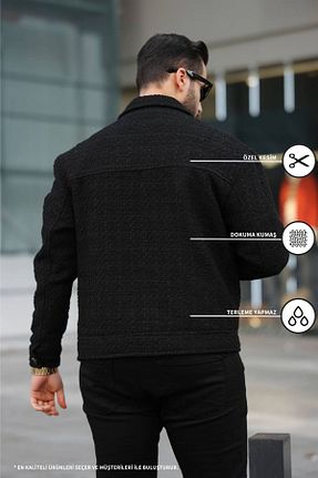 کاپشن مشکی مردانه Relaxed KOCCI - کد 896346146