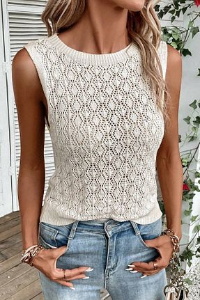 بلوز سفید زنانه Ajurlu AQE FASHION - کد 926902337