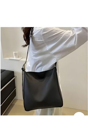 کیف دوشی مشکی زنانه چرم مصنوعی HAPBUY - کد 876275024